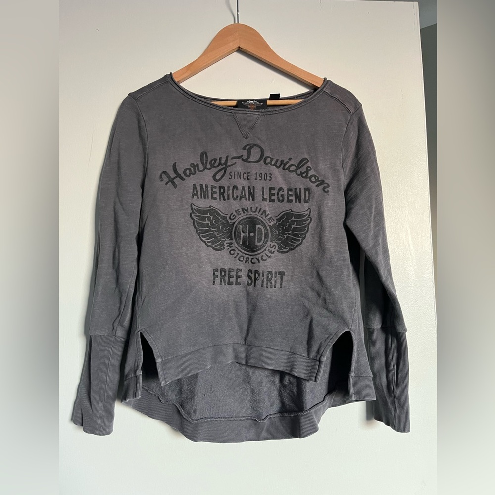 Harley Davidson womens crew neck sweater - size medium